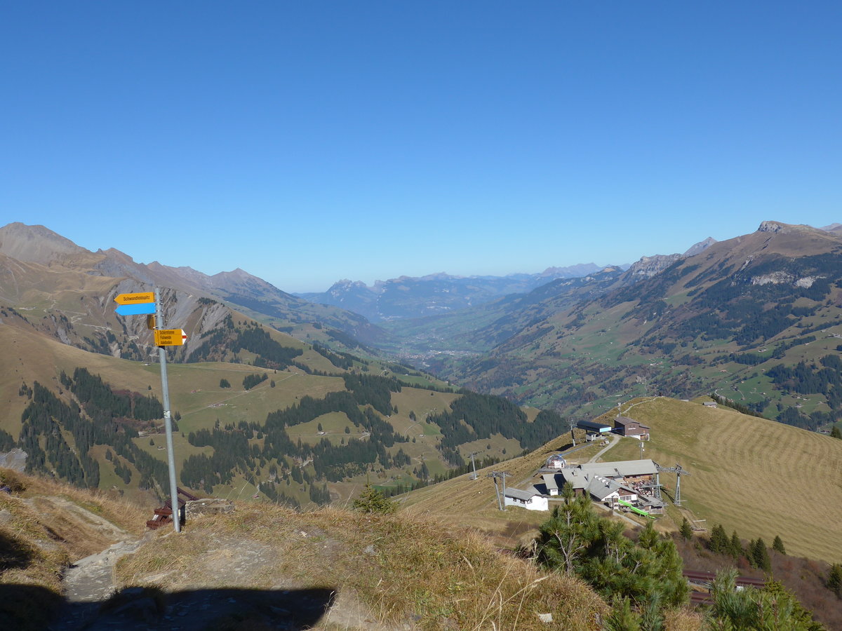 (185'844) - Bergstationen Tschenten und M�ser am 15. Oktober 2017 oberhalb Adelboden