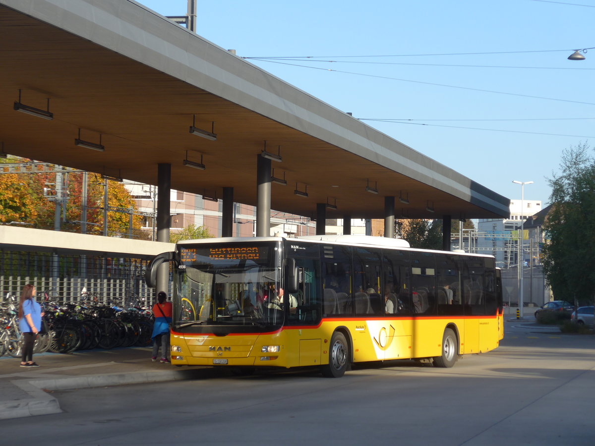 (185'965) - PostAuto Ostschweiz - TG 158'208 - MAN (ex Nr. 32) am 19. Oktober 2017 beim Bahnhof Kreuzlingen