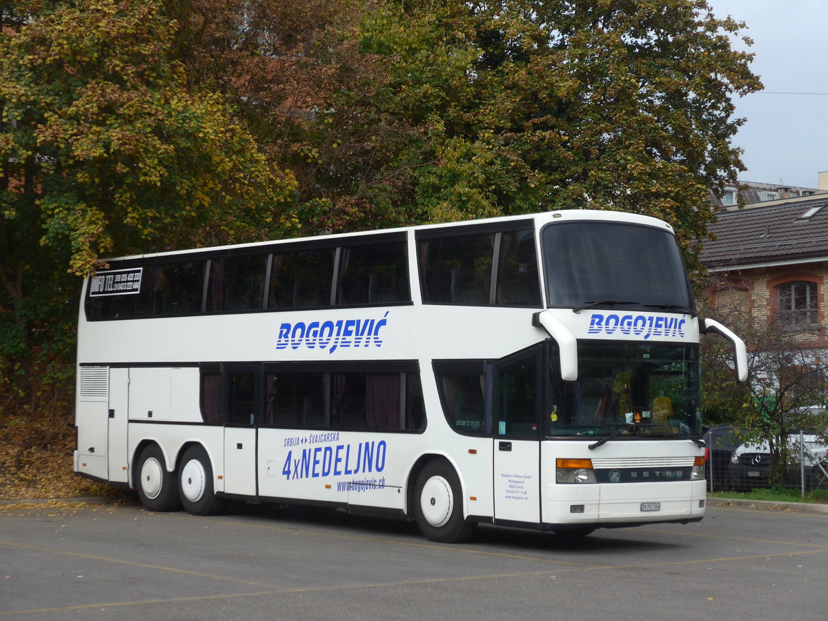 (186'154) - Bogojevic, Zrich - ZH 757'396 - Setra am 27. Oktober 2017 in Zrich, Sihlquai