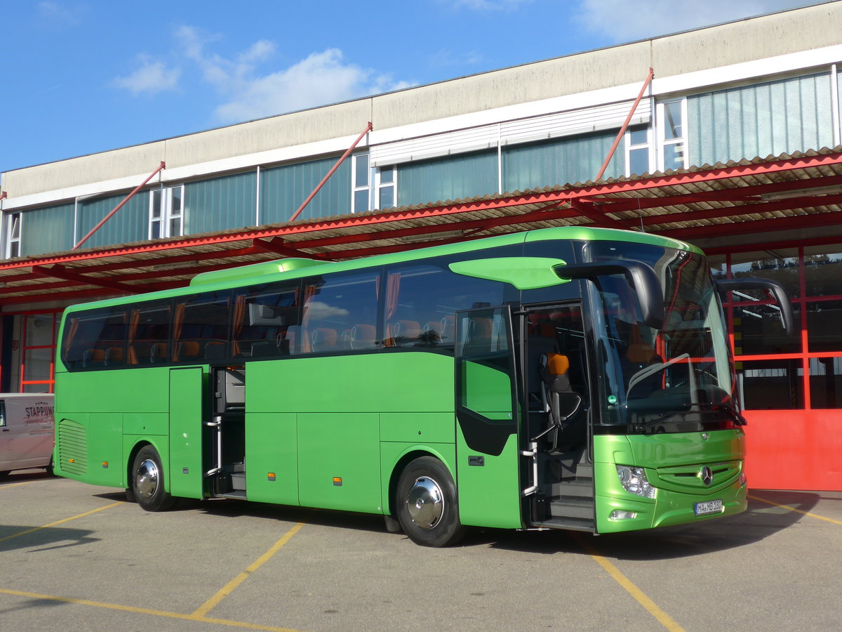 (186'198) - Aus Deutschland: Mercedes, Mannheim - MA-MB 180 - Mercedes am 3. November 2017 in Kloten, EvoBus