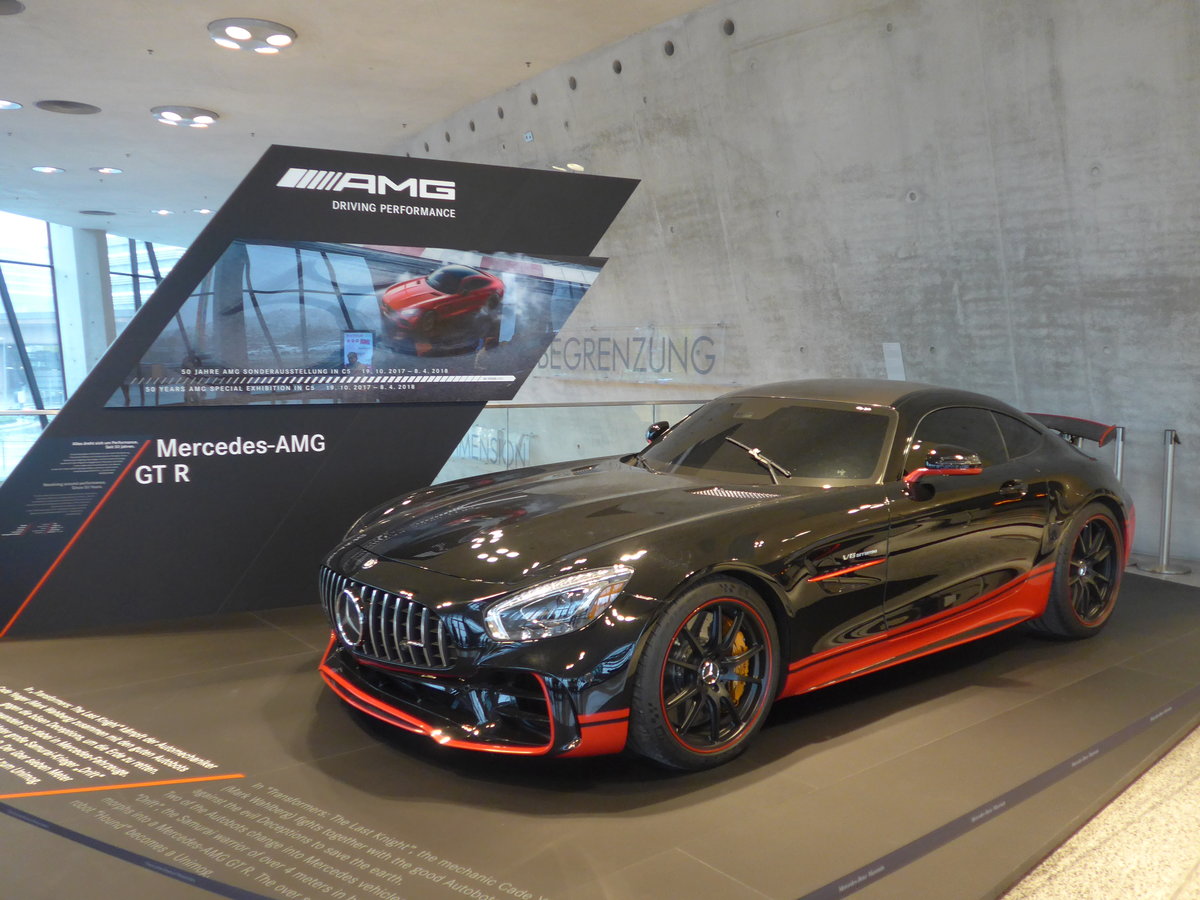 (186'496) - Mercedes-AMG GT R am 12. November 2017 in Stuttgart, Mercedes-Benz Museum