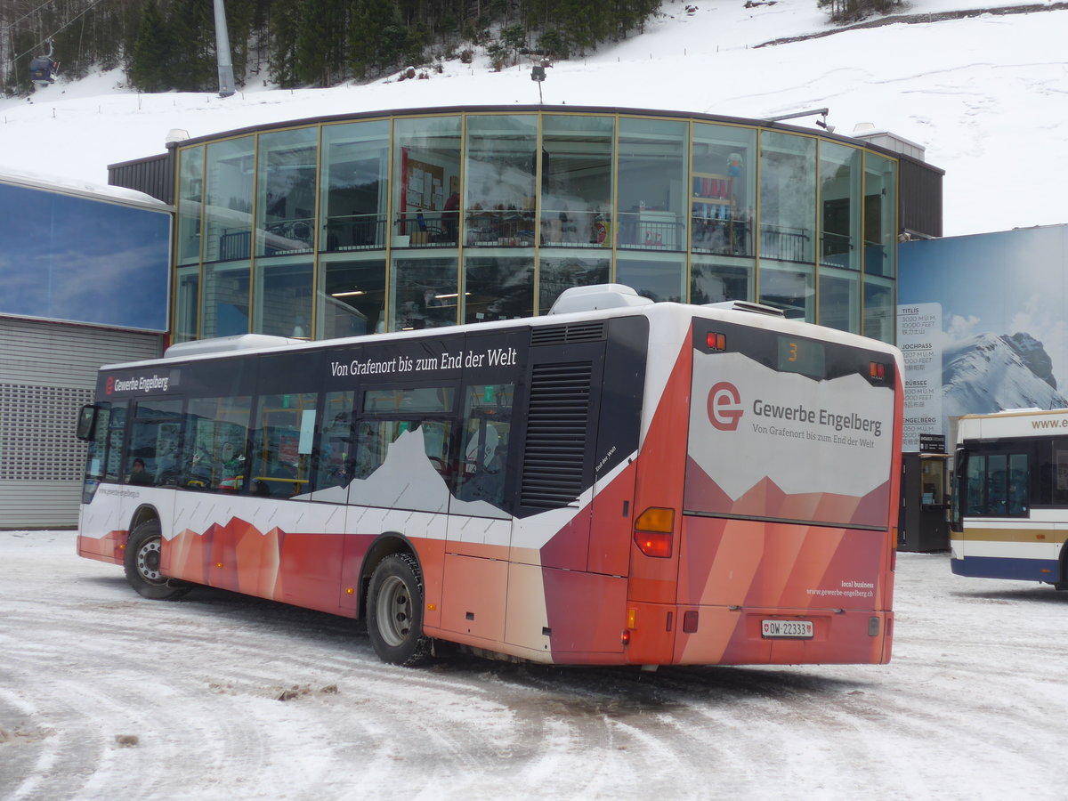 (187'643) - EAB Engelberg - Nr. 8/OW 22'333 - Mercedes (ex Ming, Sils-Maria; ex Vorfhrwagen EvoBus, D-Mannheim) am 2. Januar 2018 in Engelberg, Titlisbahnen