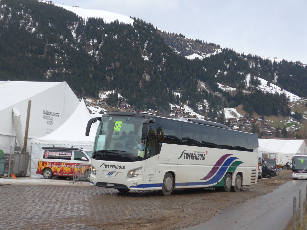 (187'722) - Twerenbold, Baden - Nr. 57/AG 203'971 - VDL am 7. Januar 2018 in Adelboden, Weltcup