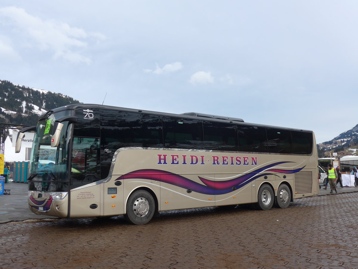 (187'735) - Heidi, Liesberg - SO 157'604 - Van Hool am 7. Januar 2018 in Adelboden, Weltcup