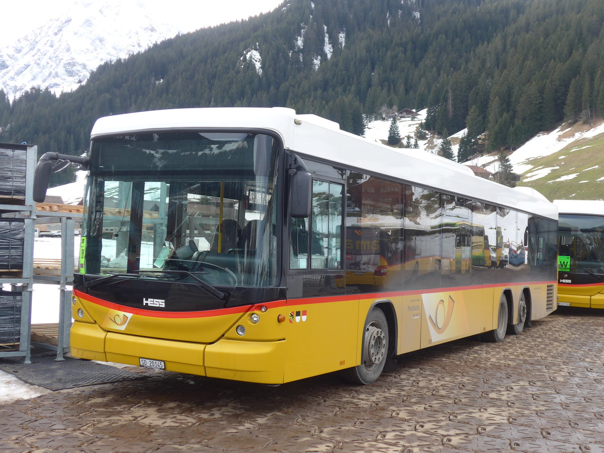 (187'841) - Steiner, Messen - SO 20'145 - Scania/Hess am 7. Januar 2018 in Adelboden, Weltcup