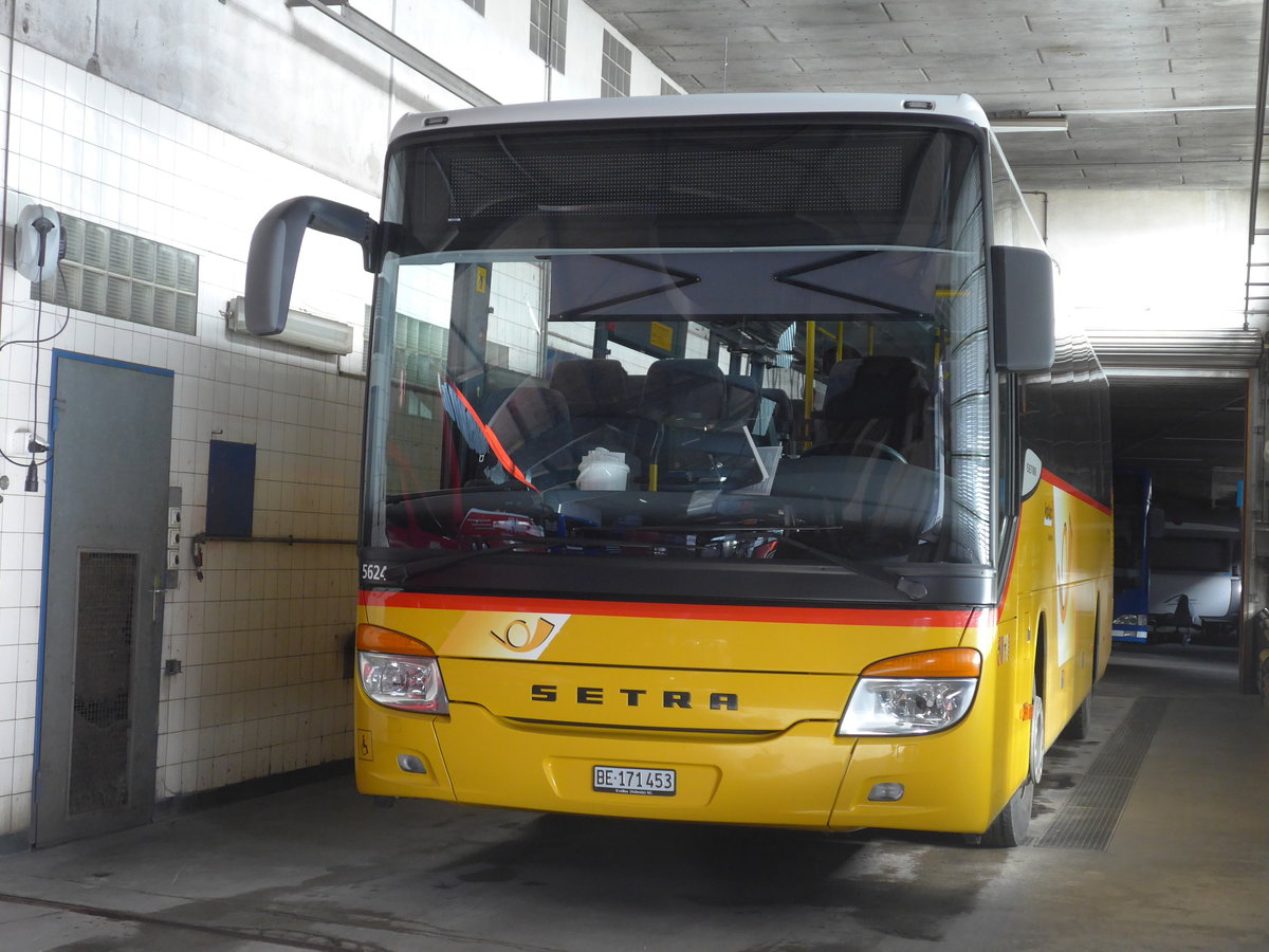 (187'859) - AVG Meiringen - Nr. 73/BE 171'453 - Setra am 7. Januar 2018 in Adelboden, Busstation (Einsatz AFA)