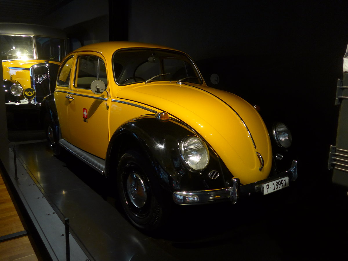 (188'066) - PTT-Regie - P 13'991 - VW-K�fer am 21. Januar 21. Januar 2018 in Bern, Museum f�r Kommunikation
