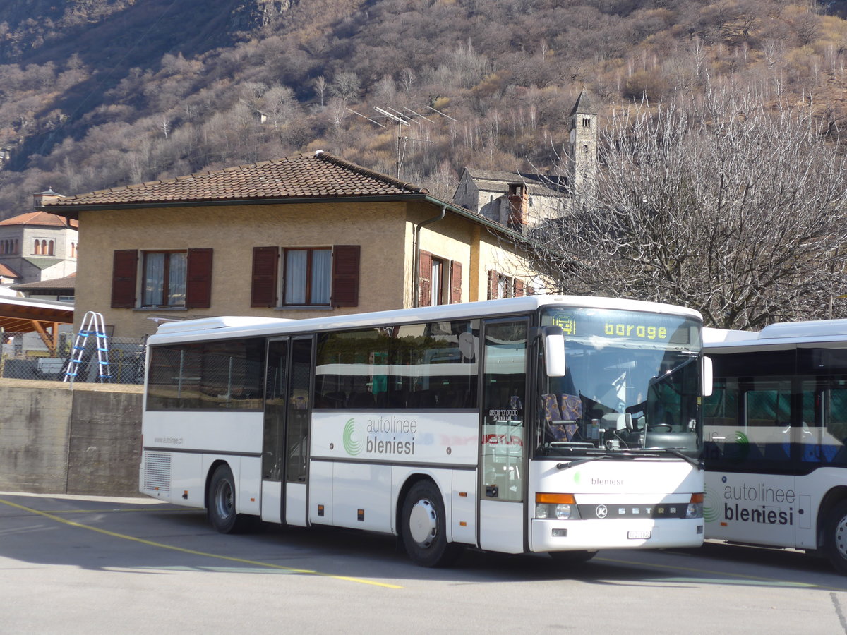 (188'588) - ABl Biasca - Nr. 20/TI 231'020 - Setra (ex AAGU Altdorf Nr. 33) am 14. Februar 2018 in Biasca, Garage