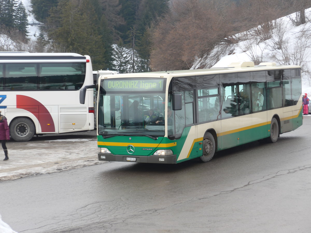 (188'906) - Buchard, Leytron - Nr. 69/VS 101'312 - Mercedes (ex MBC Morges Nr. 69) am 18. Februar 2018 in Ovronnaz, Lui Teise