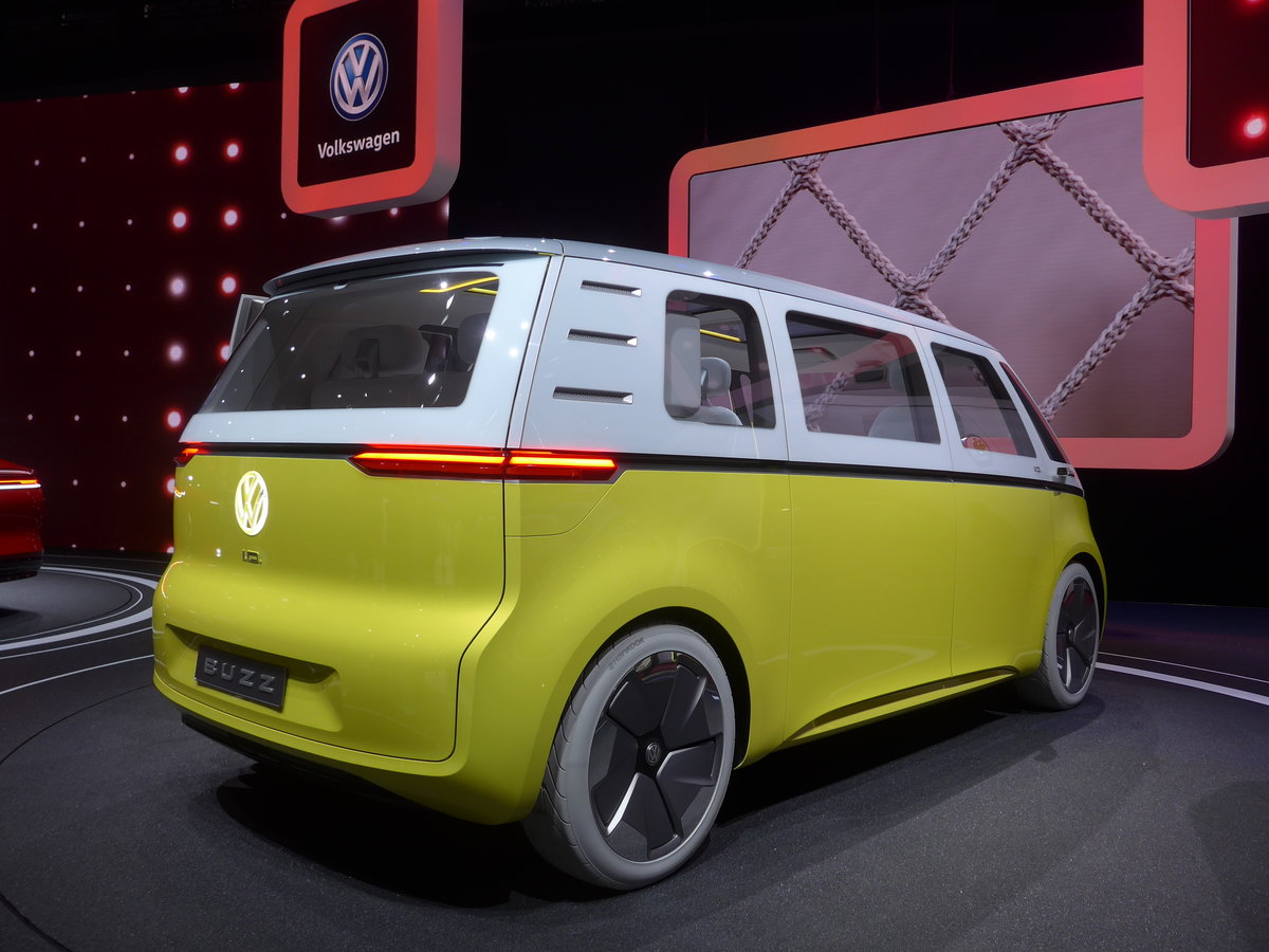 (189'215) - Volkswagen Buzz am 12. M�rz 2018 im Autosalon Gen�ve