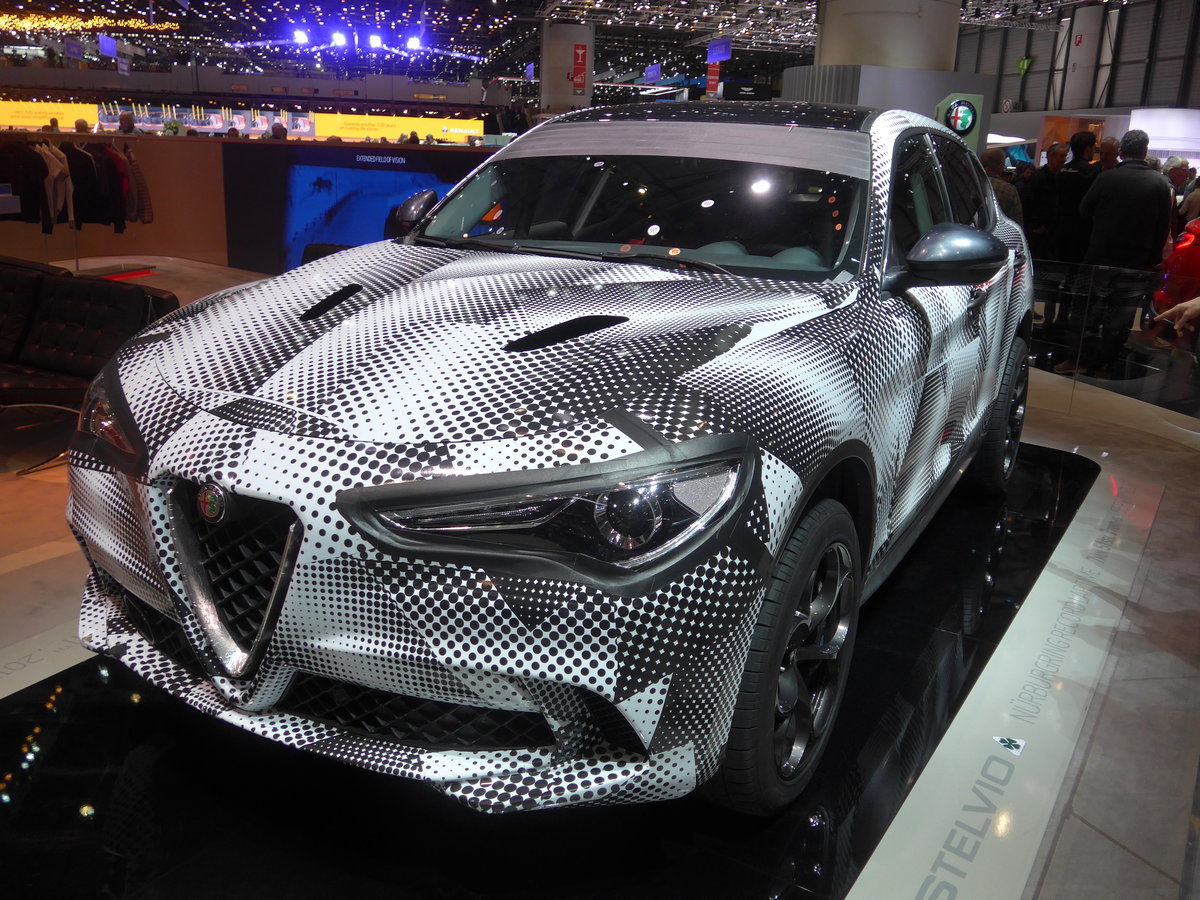 (189'228) - Alfa Romeo Stelvio am 12. M�rz 2018 im Autosalon Gen�ve