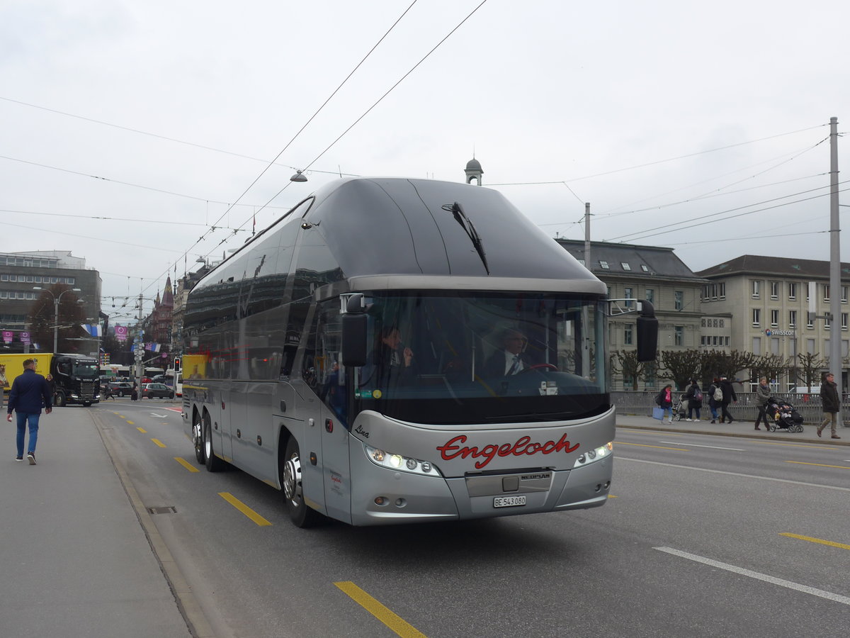 (189'384) - Engeloch, Riggisberg - BE 543'080 - Neoplan am 17. Mrz 2018 in Luzern, Bahnhofbrcke