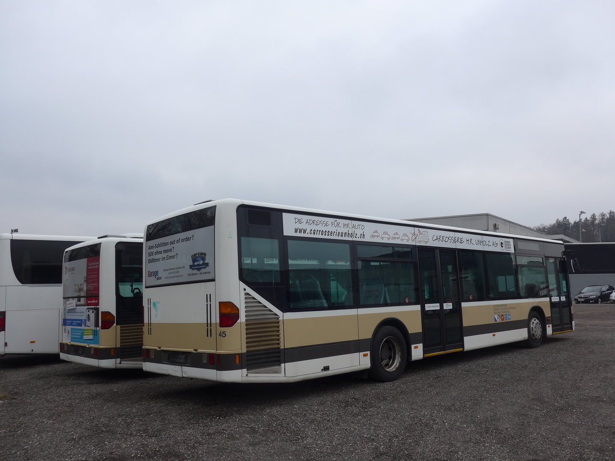 (189'583) - AZZK Zollikon - Nr. 45 - Mercedes am 19. Mrz 2018 in Kloten, EvoBus