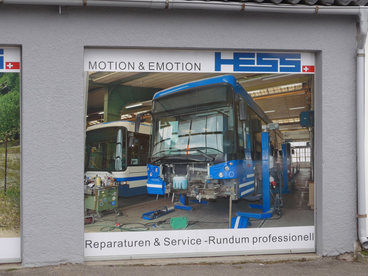(189'661) - Werbeplakat am 26. M�rz 2018 bei Hess in Bellach