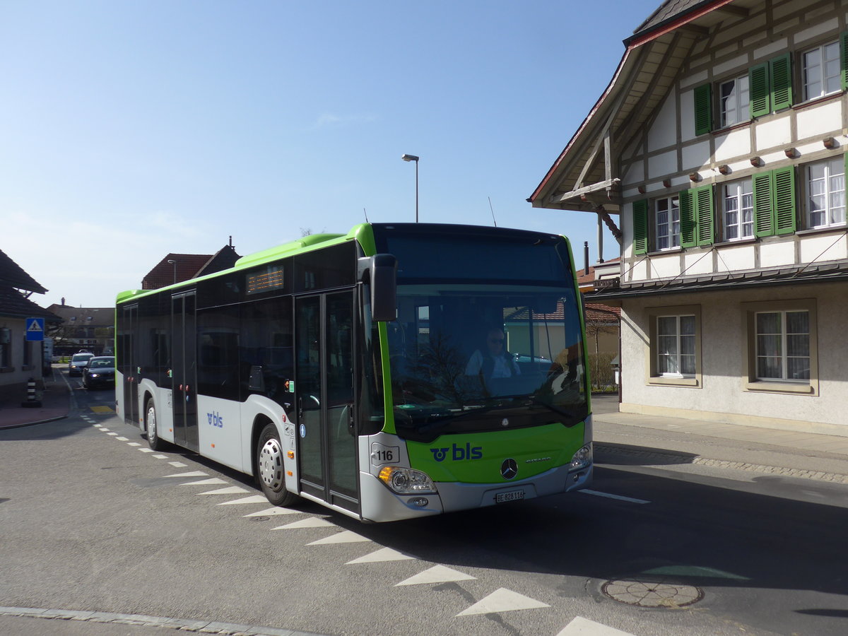 (190'078) - Busland, Burgdorf - Nr. 116/BE 828'116 - Mercedes am 7. April 2018 in Kernenried