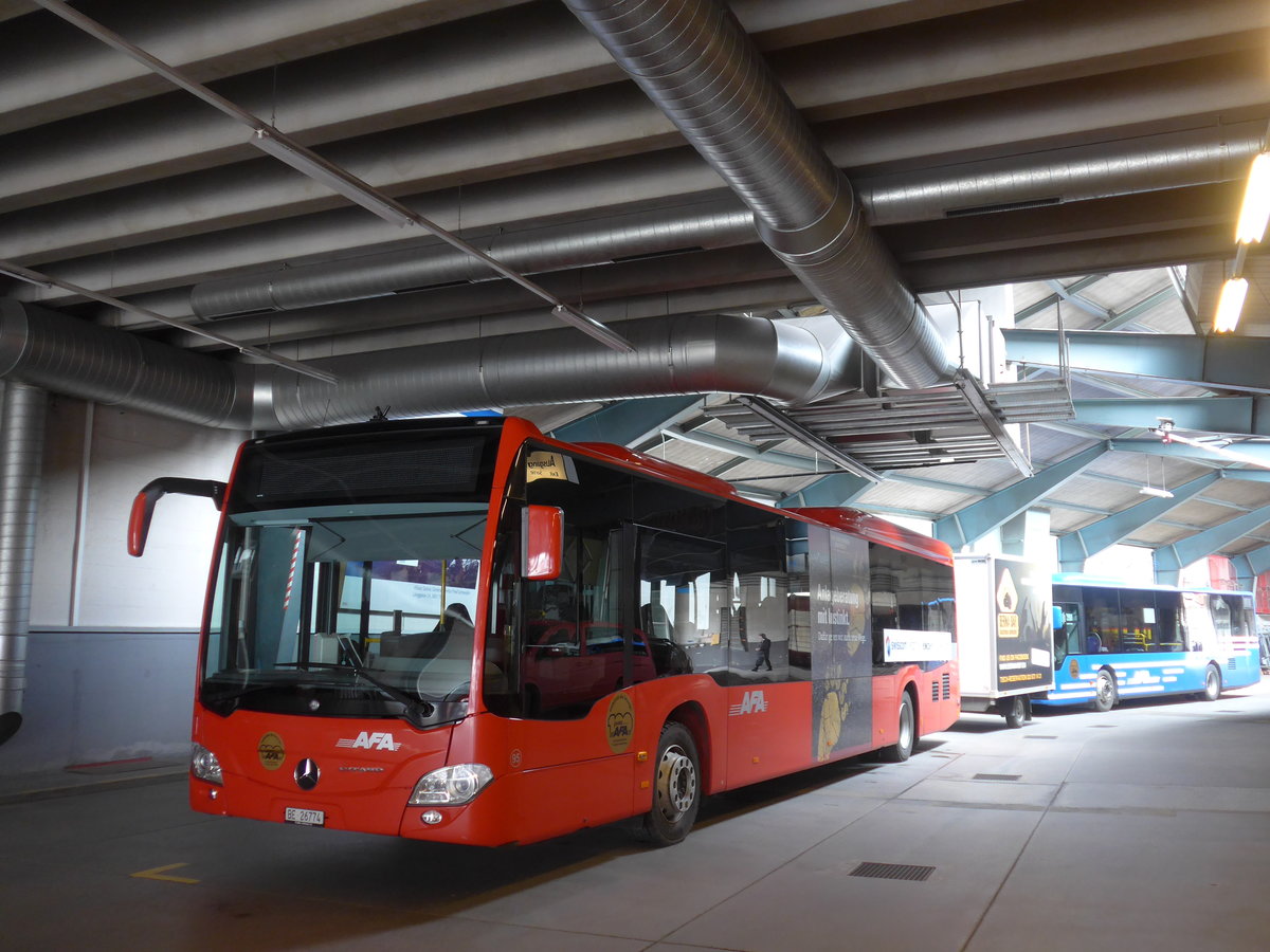 (190'123) - AFA Adelboden - Nr. 95/BE 26'774 - Mercedes am 14. April 2018 in Adelboden, Busstation