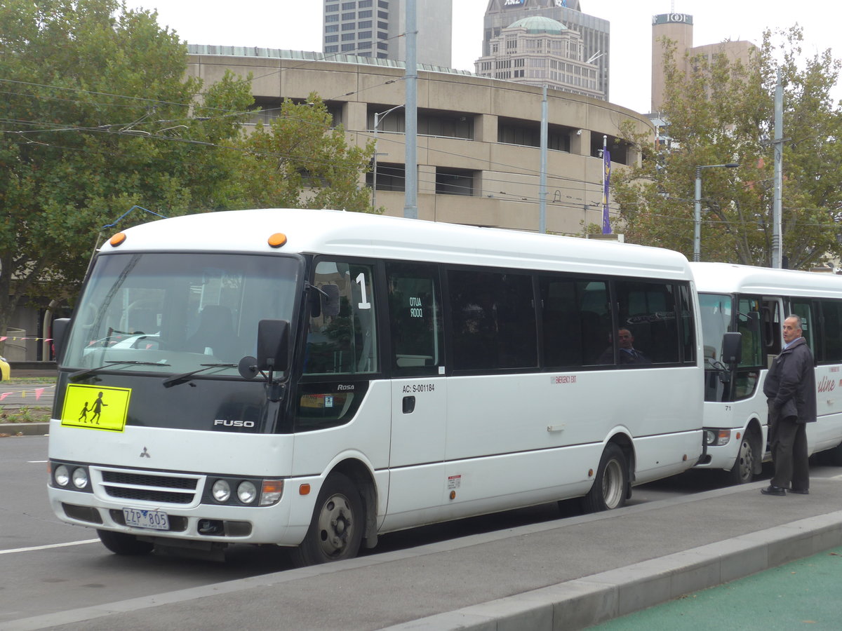 (190'173) - ??? - Nr. 1/ZZP 805 - Mitsubishi am 17. April 2018 in Melbourne, Queen Victoria Garden