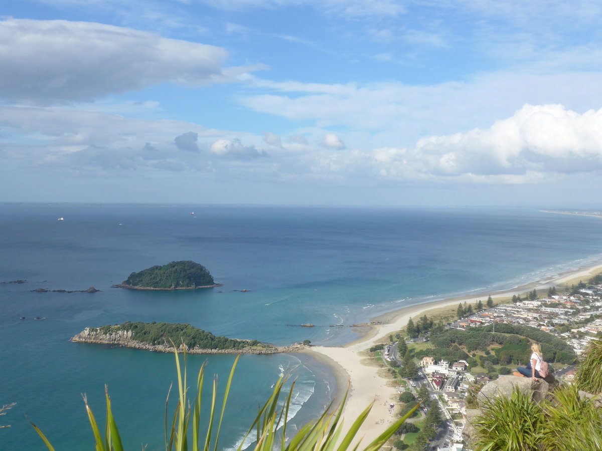 (190'729) - Ausblick vom Mount Maunganui am 21. April 2018 bei Mauao