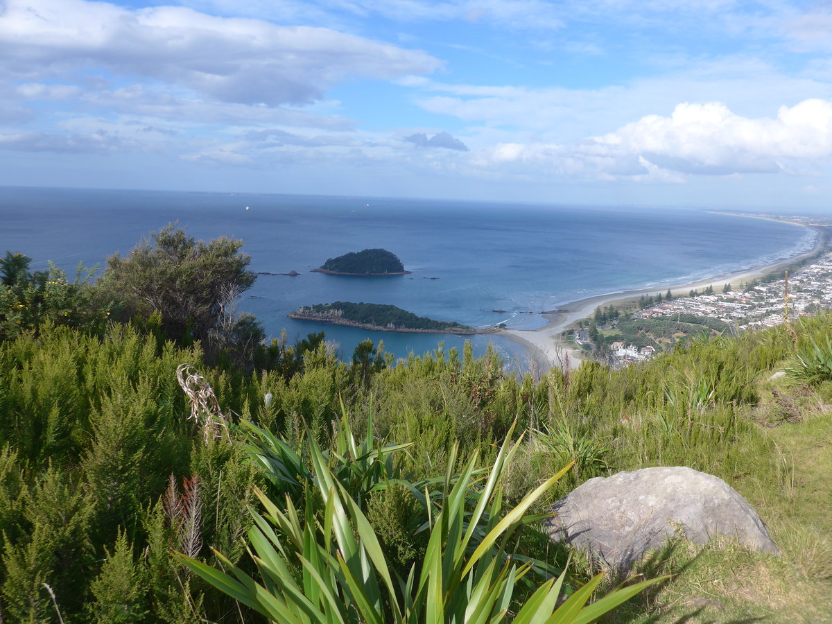 (190'731) - Ausblick vom Mount Maunganui am 21. April 2018 bei Mauao