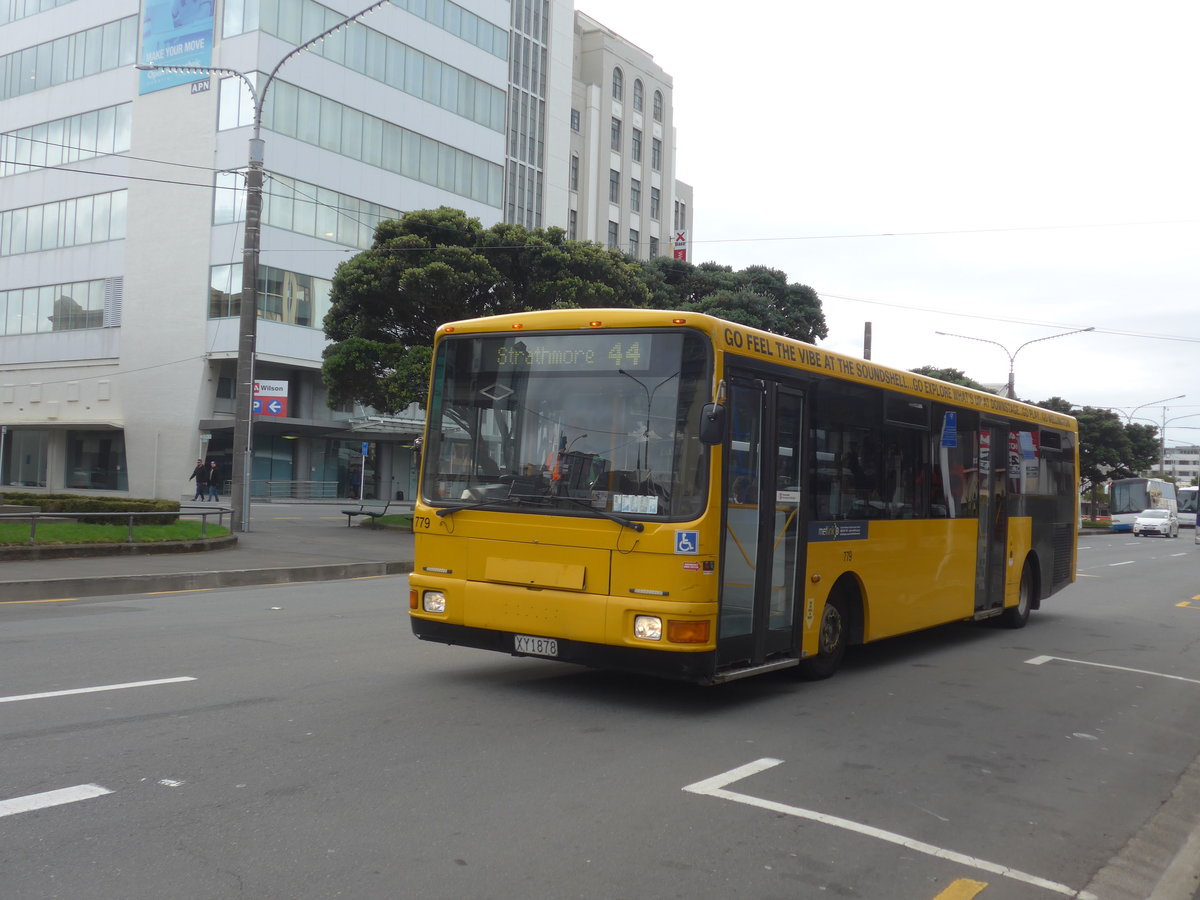 (191'771) - GO Wellington - Nr. 779/XY1878 - MAN/Designline am 27. April 2018 in Wellington