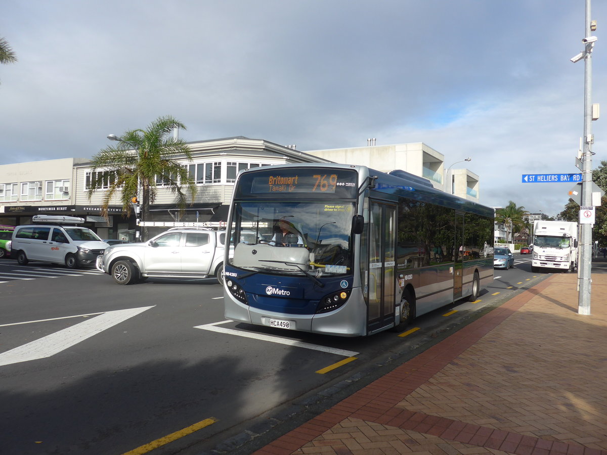 (191'918) - AT Metro, Auckland - Nr. NB4283/HCA490 - Alexander Dennis/KiwiBus am 30. April 2018 in Auckland