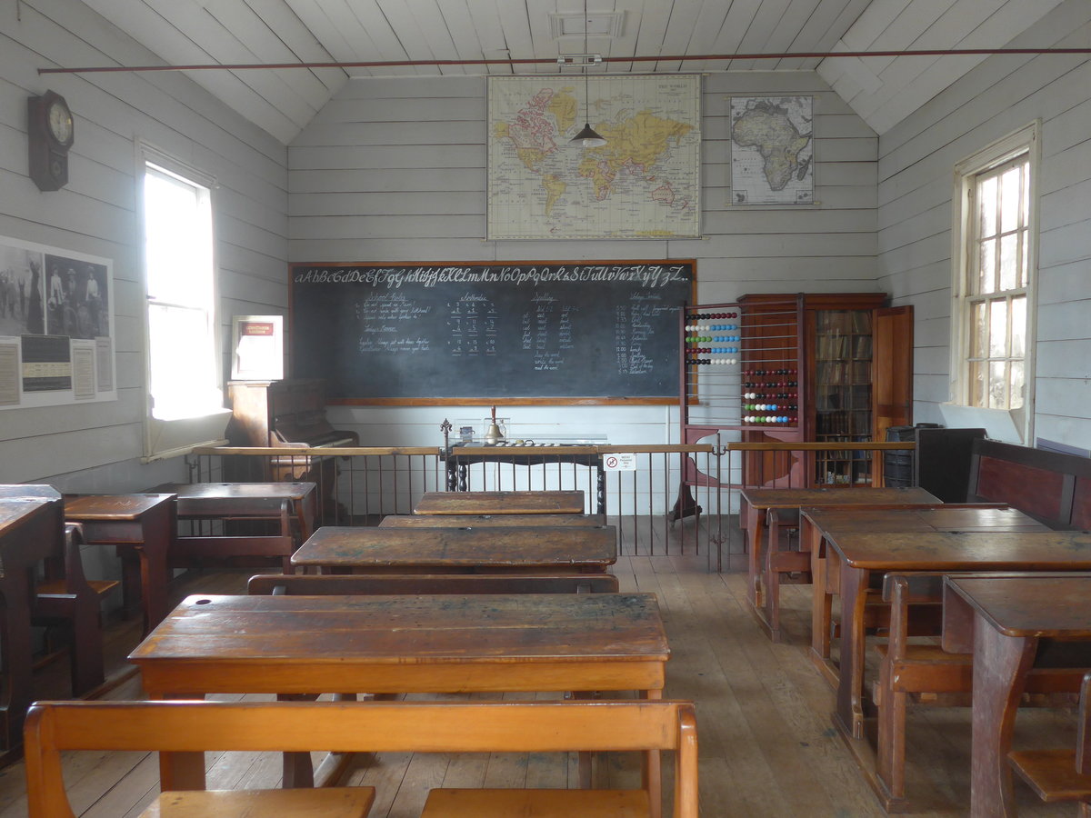 (191'936) - Altes Schulzimmer am 30. April 2018 in Auckland, Motat
