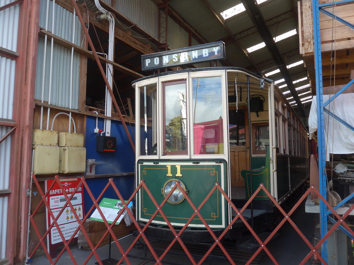 (191'971) - Auckland-Tram - Nr. 11 - am 30. April 2018 in Auckland, Motat