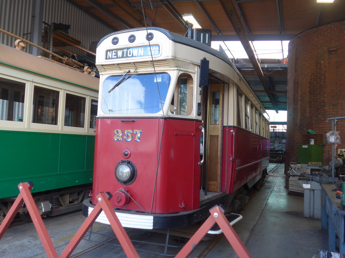 (191'990) - Tram - Nr. 257 - am 30. April 2018 in Auckland, Motat