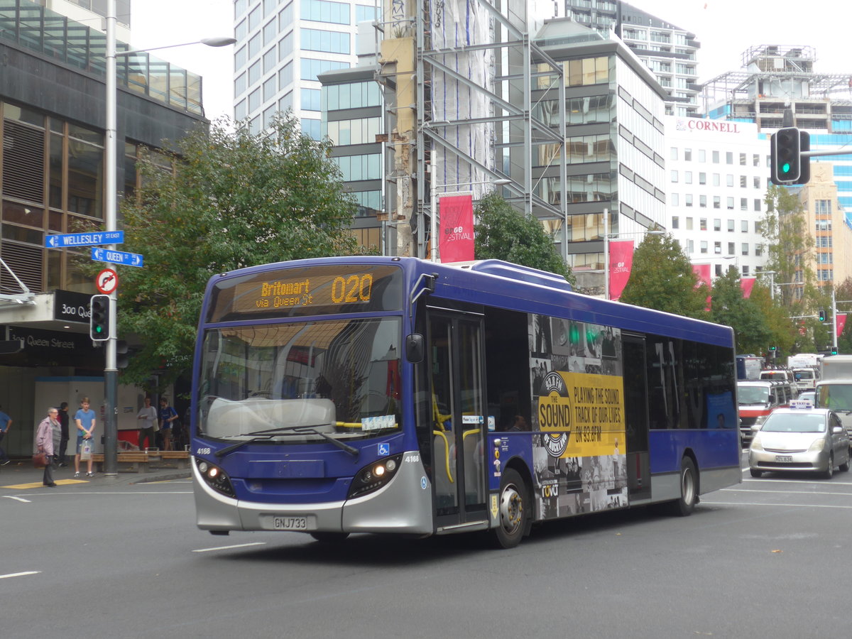 (192'040) - Metrolink, Auckland - Nr. 4168/GNJ733 - Alexander Dennis/KiwiBus am 30. April 2018 in Auckland