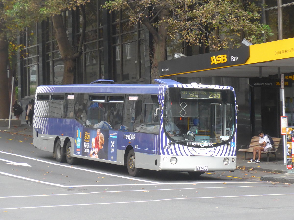 (192'041) - Metrolink, Auckland - Nr. 813/ZI7453 - MAN/Fairfax am 30. April 2018 in Auckland