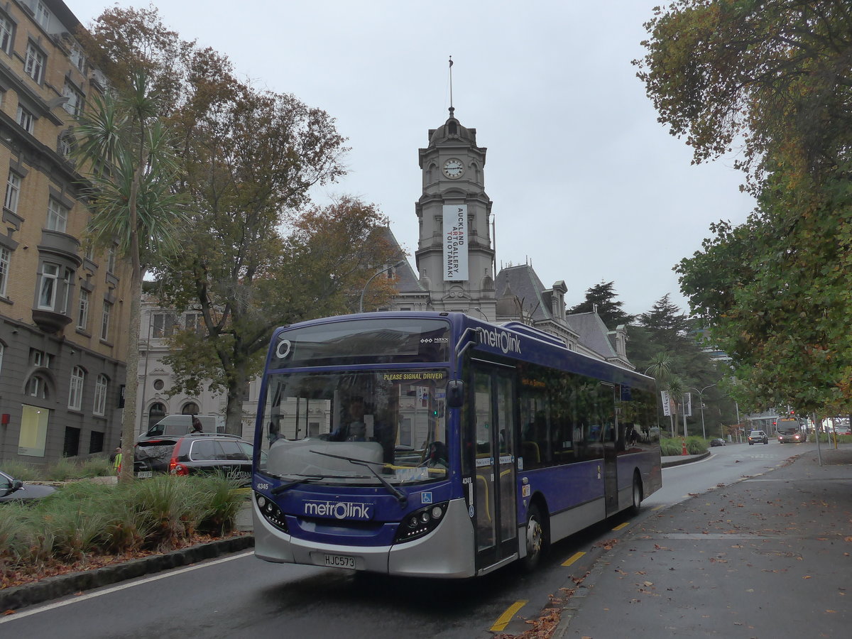 (192'106) - Metrolink, Auckland - Nr. 4345/HJC573 - Alexander Dennis/KiwiBus am 30. April 2018 in Auckland