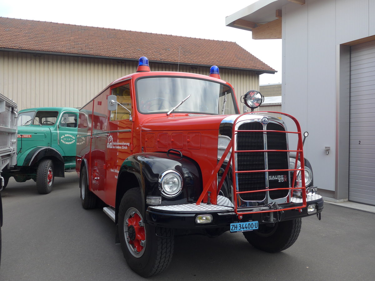 (192'342) - GVZ, Z�rich - ZH 34'400 U - Saurer am 5. Mai 2018 in Attikon, Wegm�ller