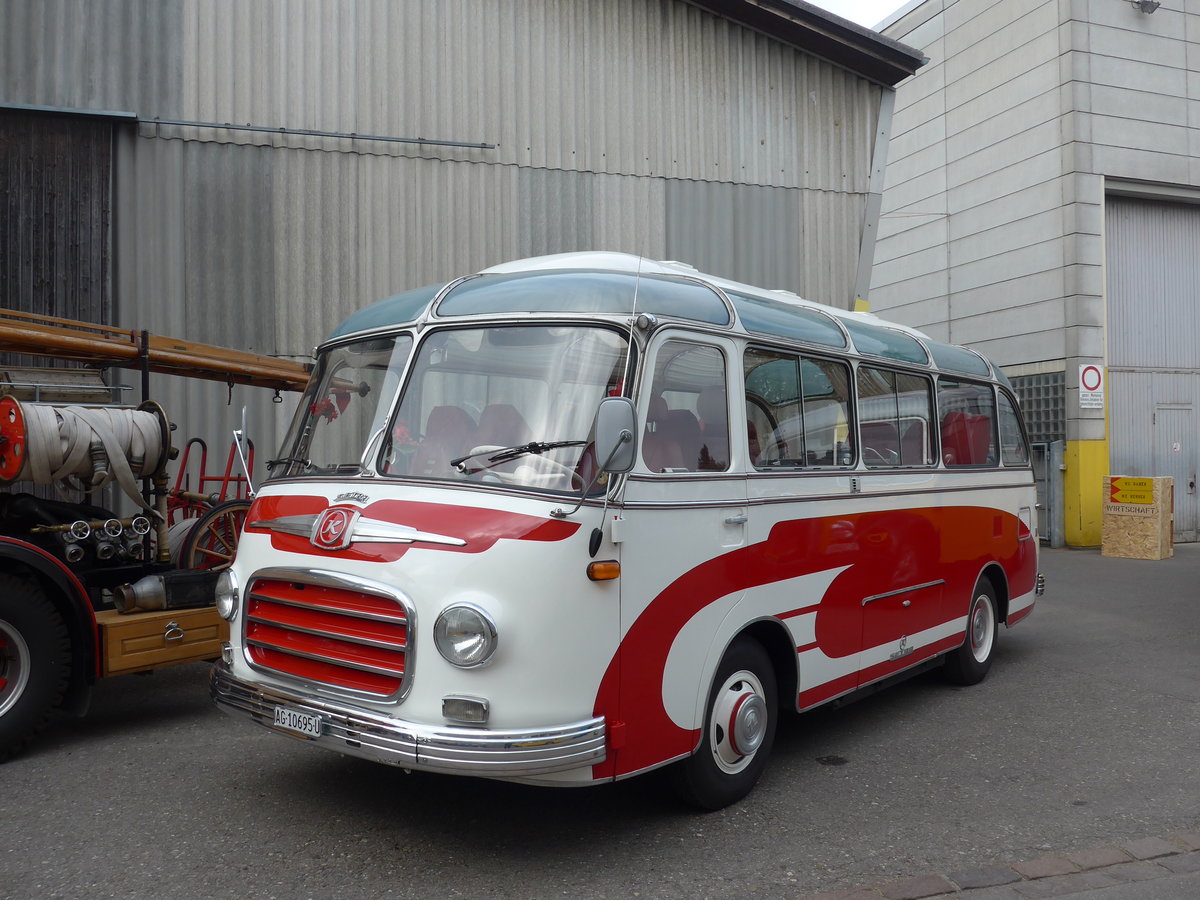 (192'382) - Oehninger, Seon - AG 10'695 U - Setra am 5. Mai 2018 in Attikon, Wegmller