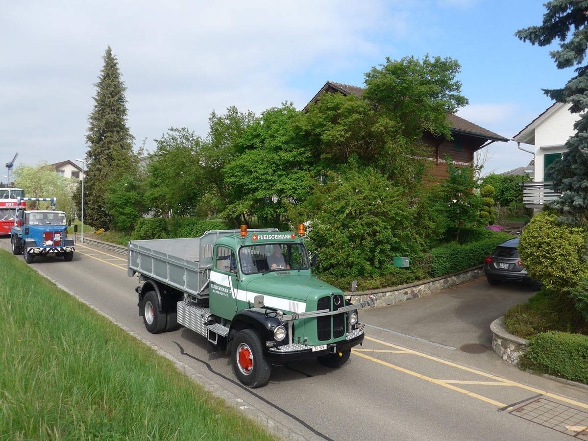 (192'458) - Fleischmann, Altendorf - SZ 529 - Berna am 5. Mai 2018 in Attikon, Bahnstrasse
