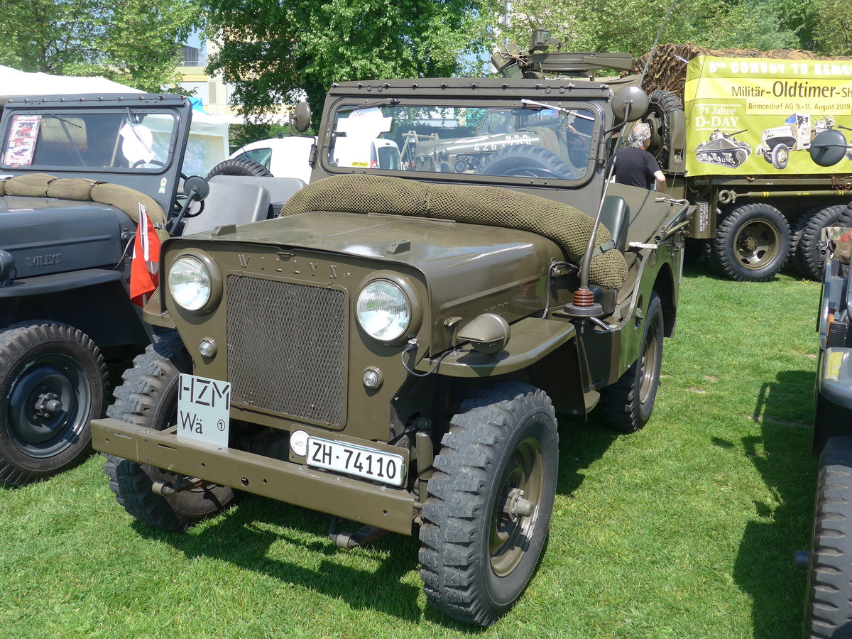 (192'637) - Willys - ZH 74'110 - am 5. Mai 2018 in Arbon, Arbon Classics