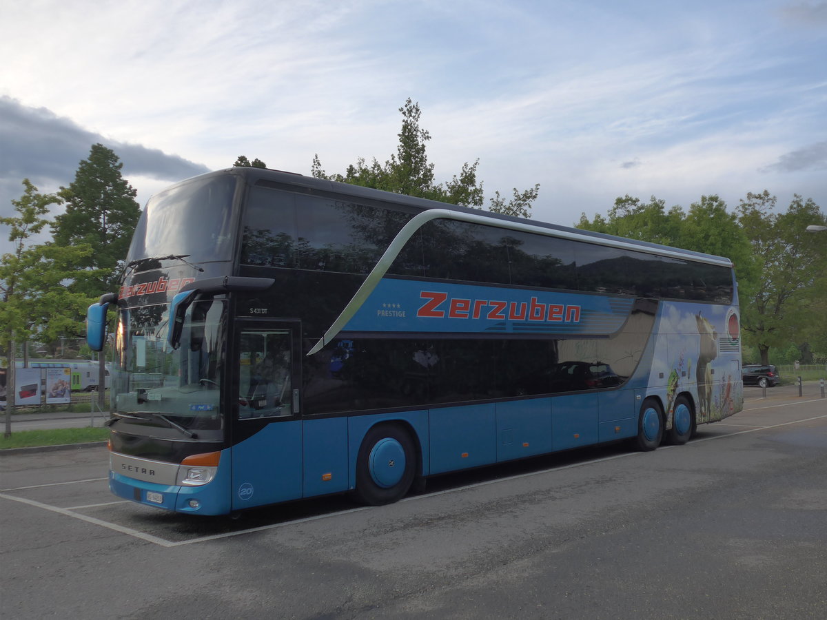 (192'930) - Zerzuben, Visp-Eyholz - Nr. 20/VS 64'233 - Setra am 7. Mai 2018 in Thun, Seestrasse