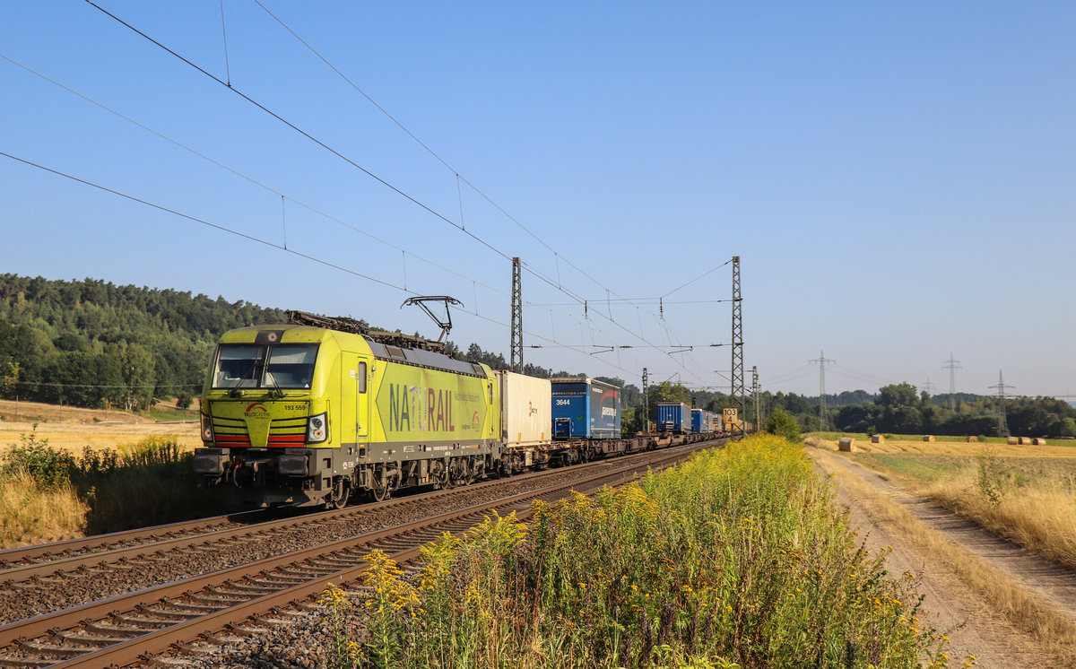 193 559 mit einem Klv (43109) am 03.08.18 in Kerzell