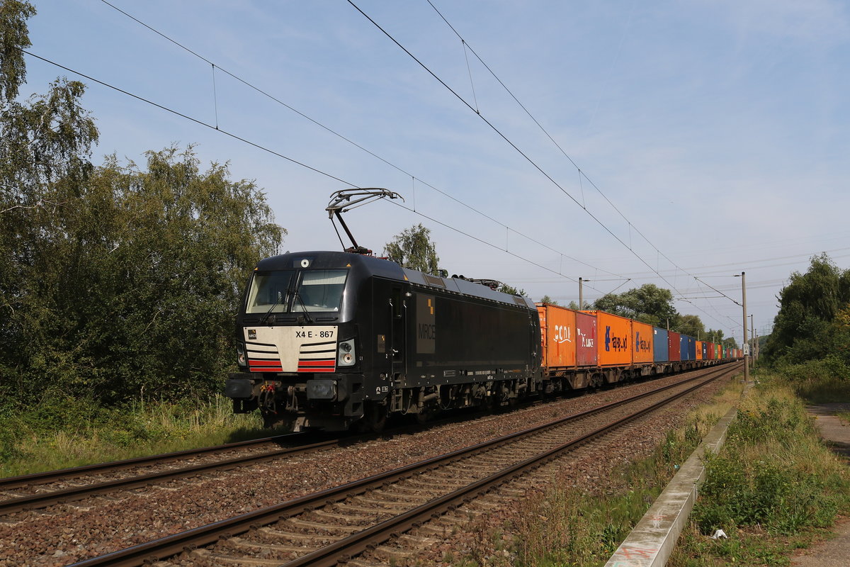 193 867 von  MRCE  am 30. August 2019 bei Hamburg-Moorburg.