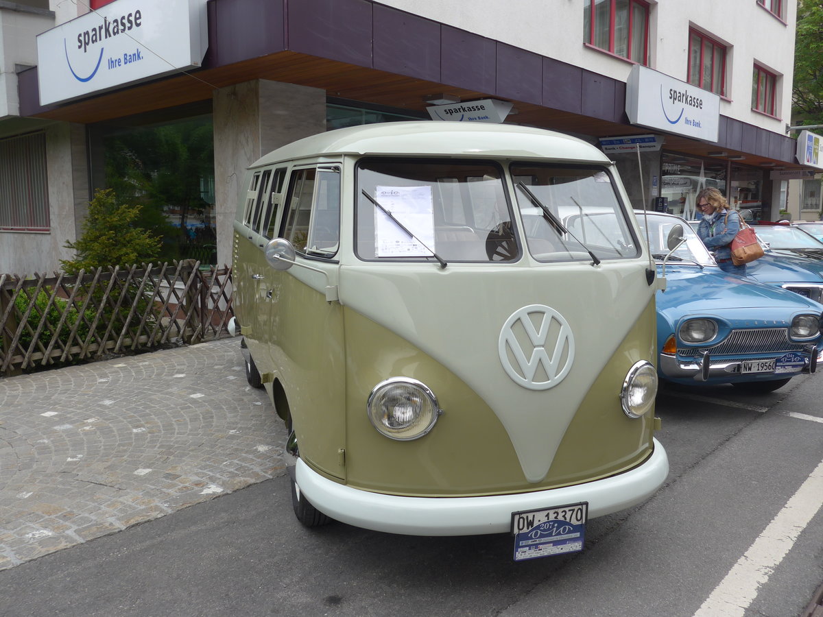 (193'173) - VW-Bus - OW 13'370 - am 20. Mai 2018 in Engelberg, OiO