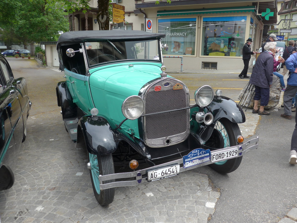 (193'177) - Ford - AG 64'541 - am 20. Mai 2018 in Engelberg, OiO