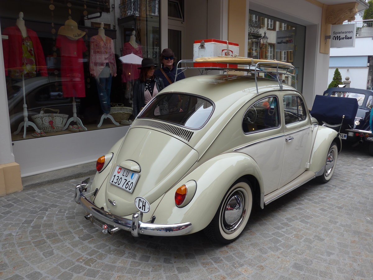 (193'196) - VW-K�fer - LU 130'760 - am 20. Mai 2018 in Engelberg, OiO