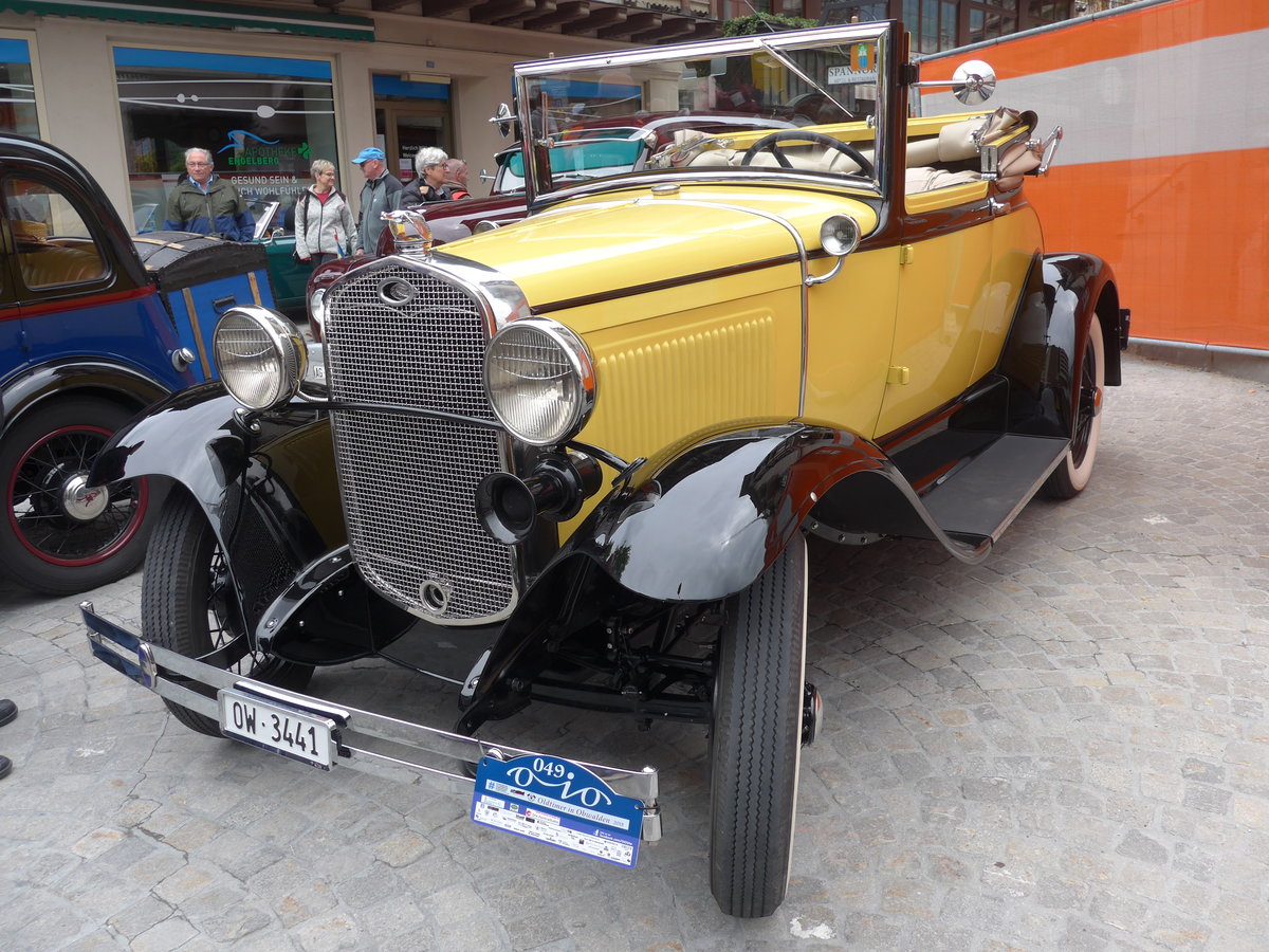 (193'218) - Ford - OW 3441 - am 20. Mai 2018 in Engelberg, OiO