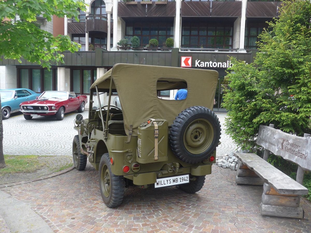 (193'245) - Willys - Jahrgang 1942 - am 20. Mai 2018 in Engelberg, OiO