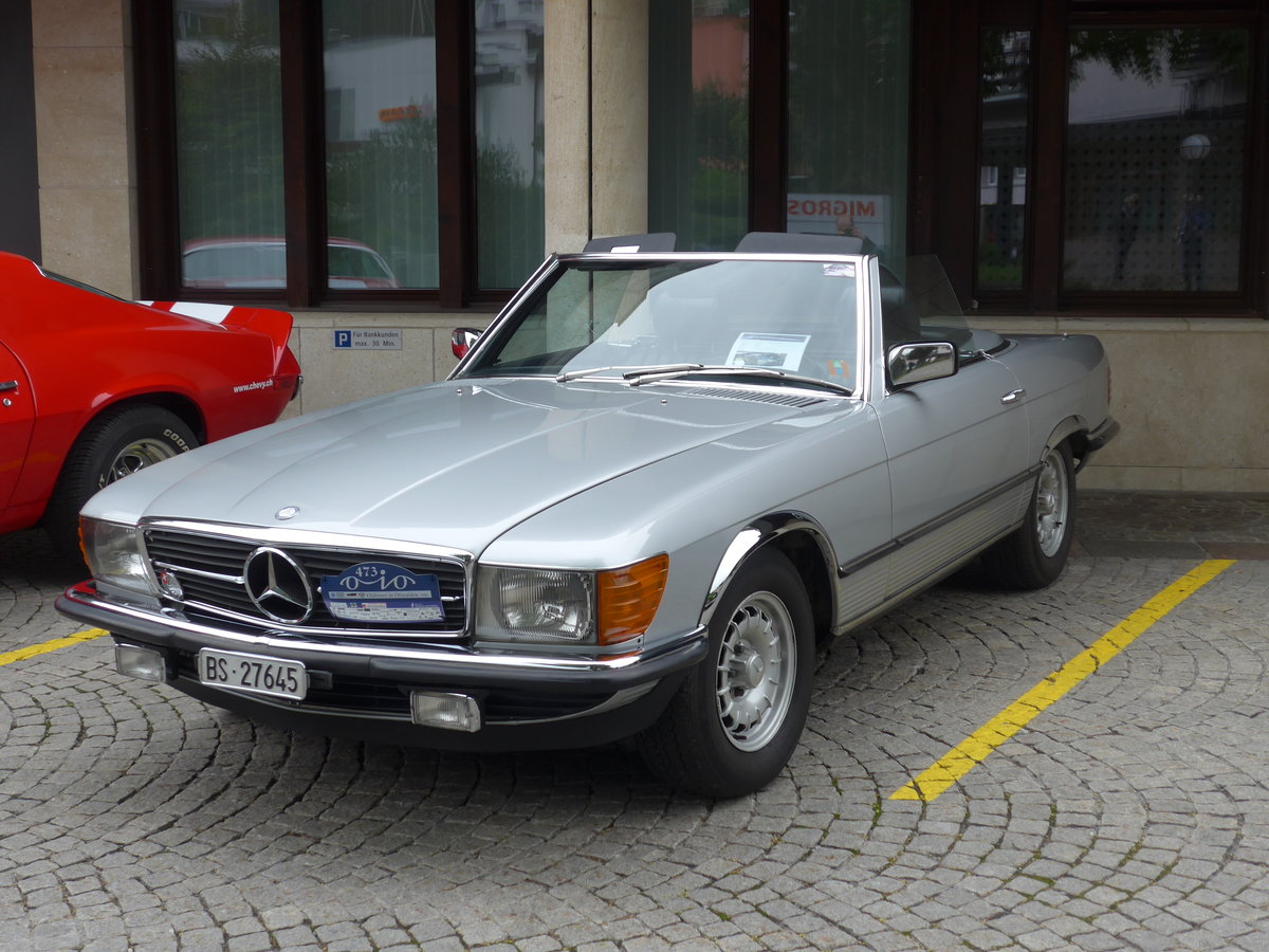 (193'255) - Mercedes - BS 27'645 - am 20. Mai 2018 in Engelberg, OiO
