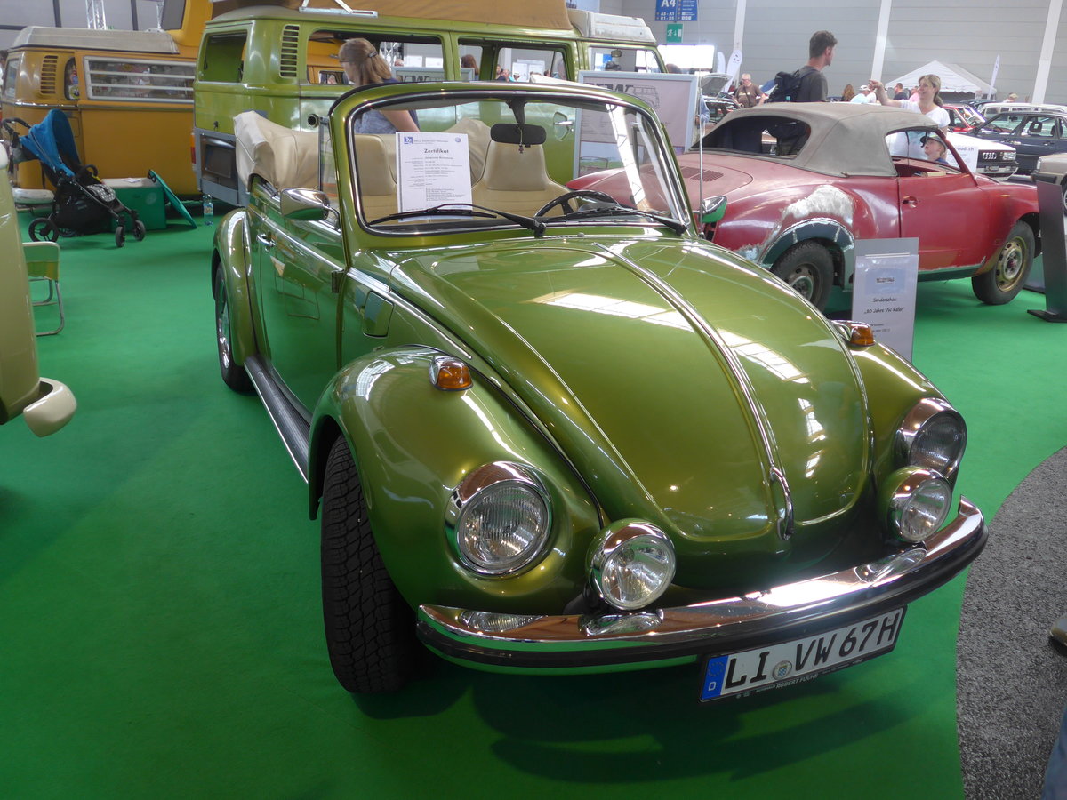 (193'454) - VW-K�fer - LI-VW 67H - am 26. Mai 2018 in Friedrichshafen, Messe
