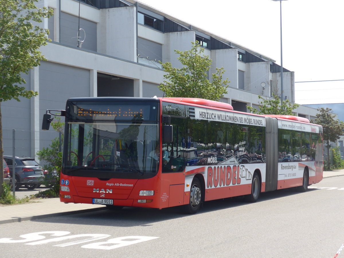 (193'533) - RAB Ulm - UL-A 9011 - MAN am 26. Mai 2018 in Friedrichshafen, Messe