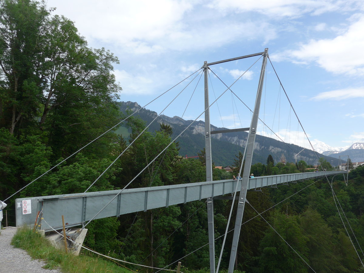 (193'605) - Die Panoramabr�cke Aeschlen-Sigriswil am 27. Mai 2018 von Aeschlen aus