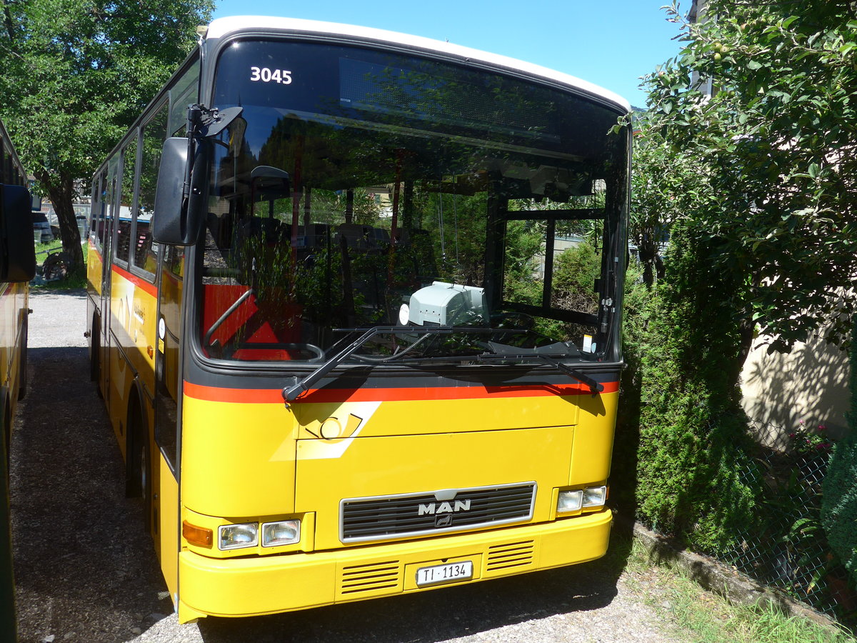 (193'813) - Merzaghi, Maroggia - TI 1134 - MAN/Lauber am 9. Juni 2018 in Maroggia, Garage