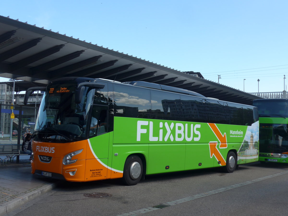 (194'158) - Holger, Mannheim - HD-HT 2222 - VDL am 18. Juni 2018 beim Bahnhof Freiburg