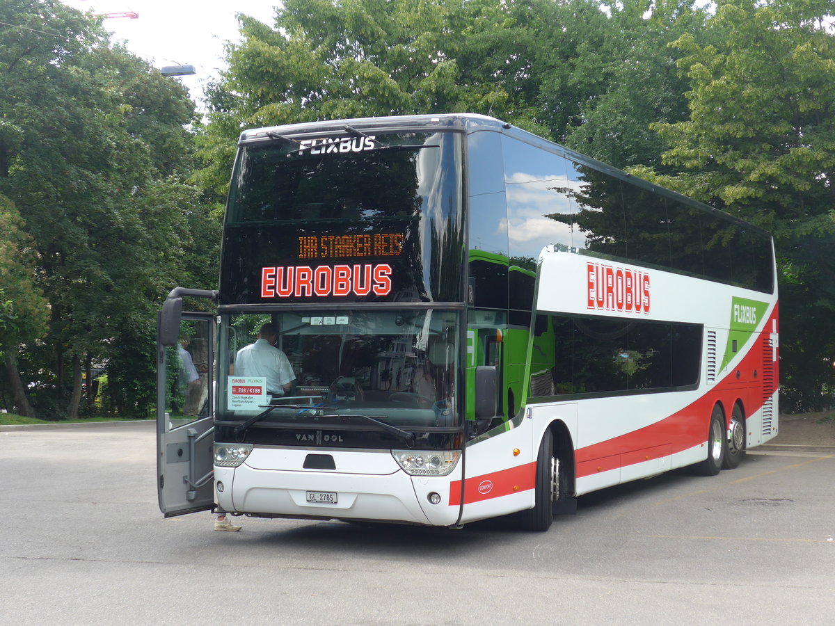 (194'260) - Domo, Glattbrugg - Nr. SE 03/GL 2785 - Van Hool am 18. Juni 2018 in Zrich, Sihlquai